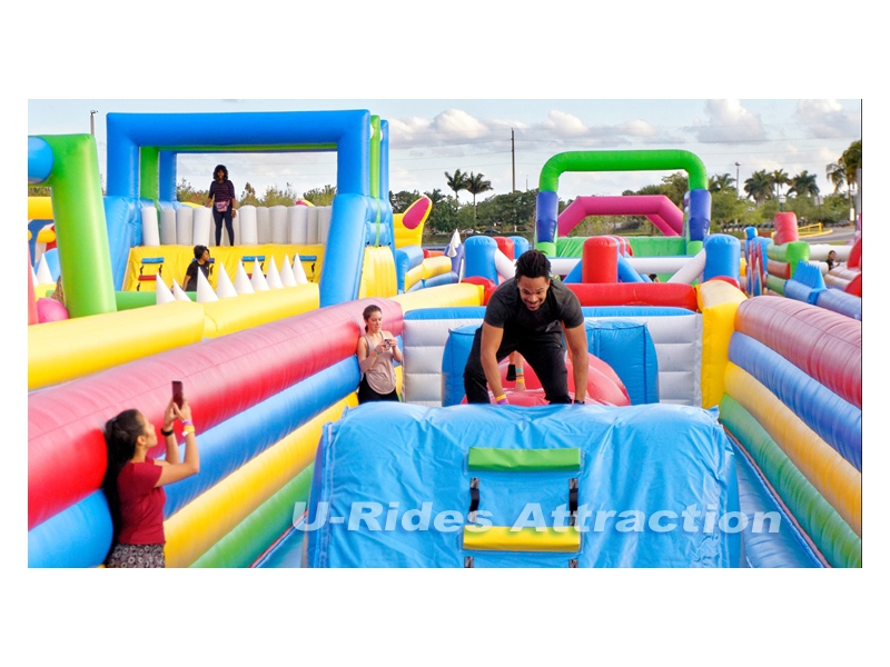 giant Inflatable Castle Park outdoor inflatable amusement park ...